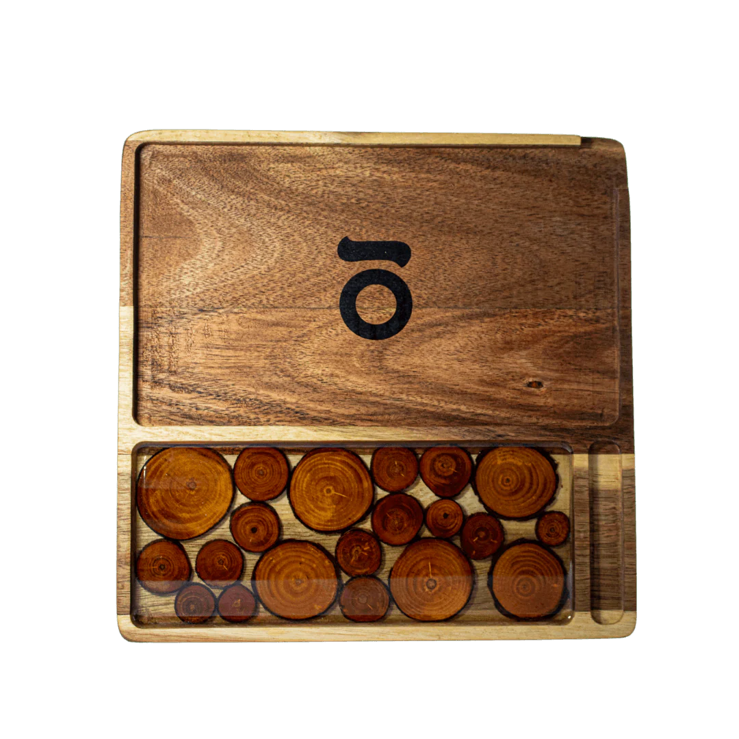 Acacia Wood Tray - Image 4
