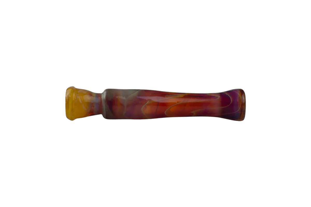 Amber Purple Swirl Chillums - Image 2