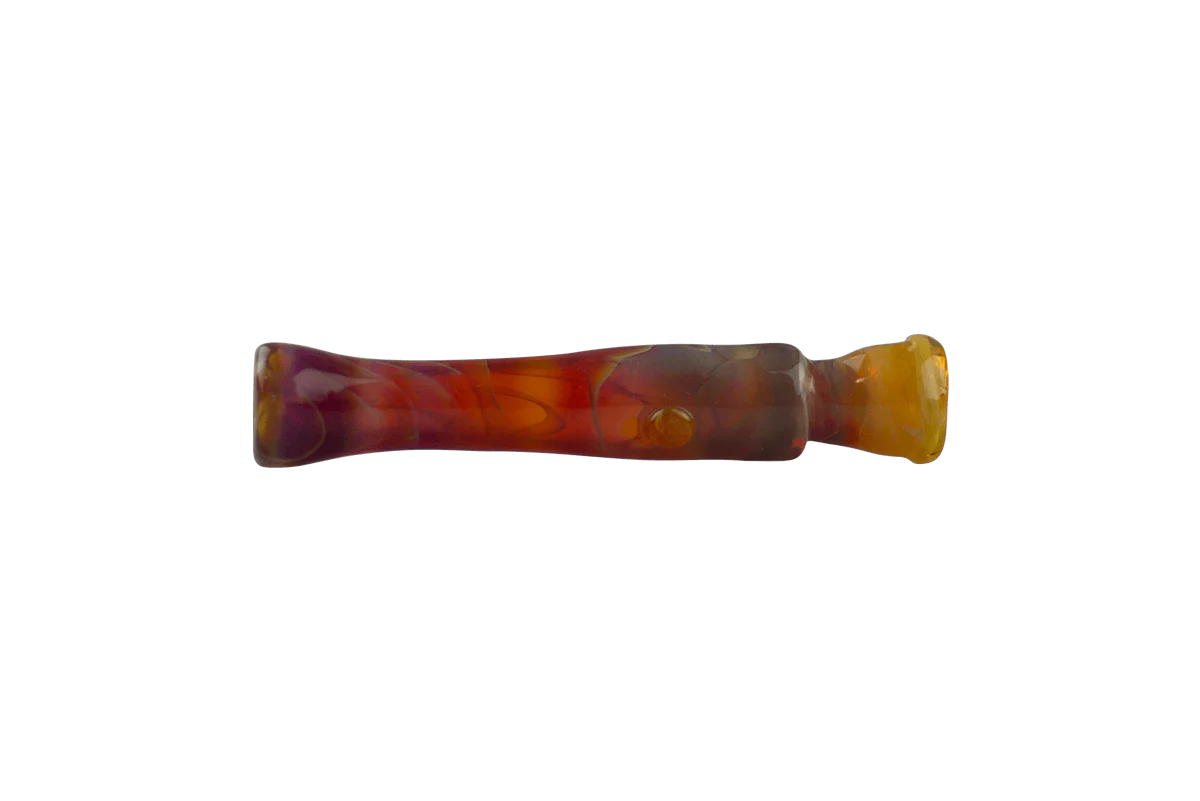 Amber Purple Swirl Chillums - Image 3