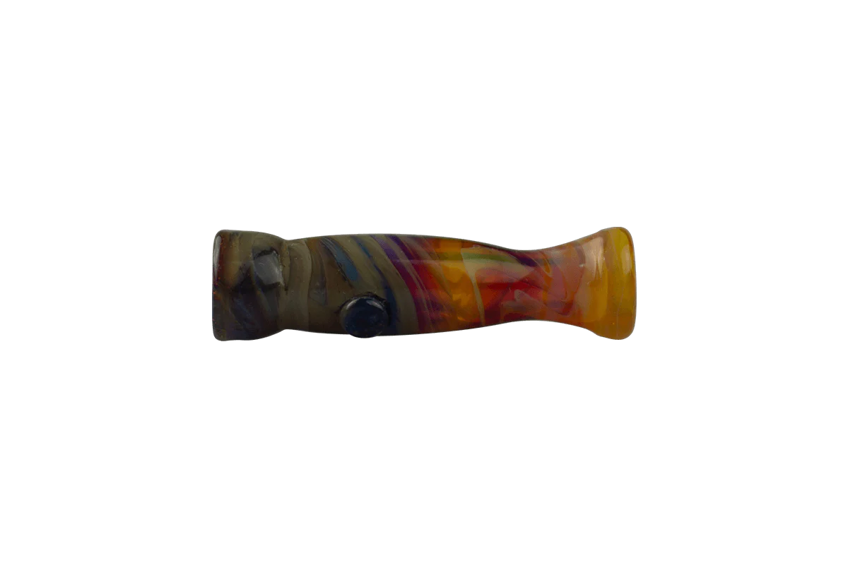 Amber Purple Swirl Chillums - Image 4