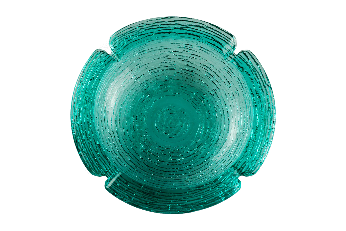 Aqua Anchor Hocking Soreno Ashtray - Image 3