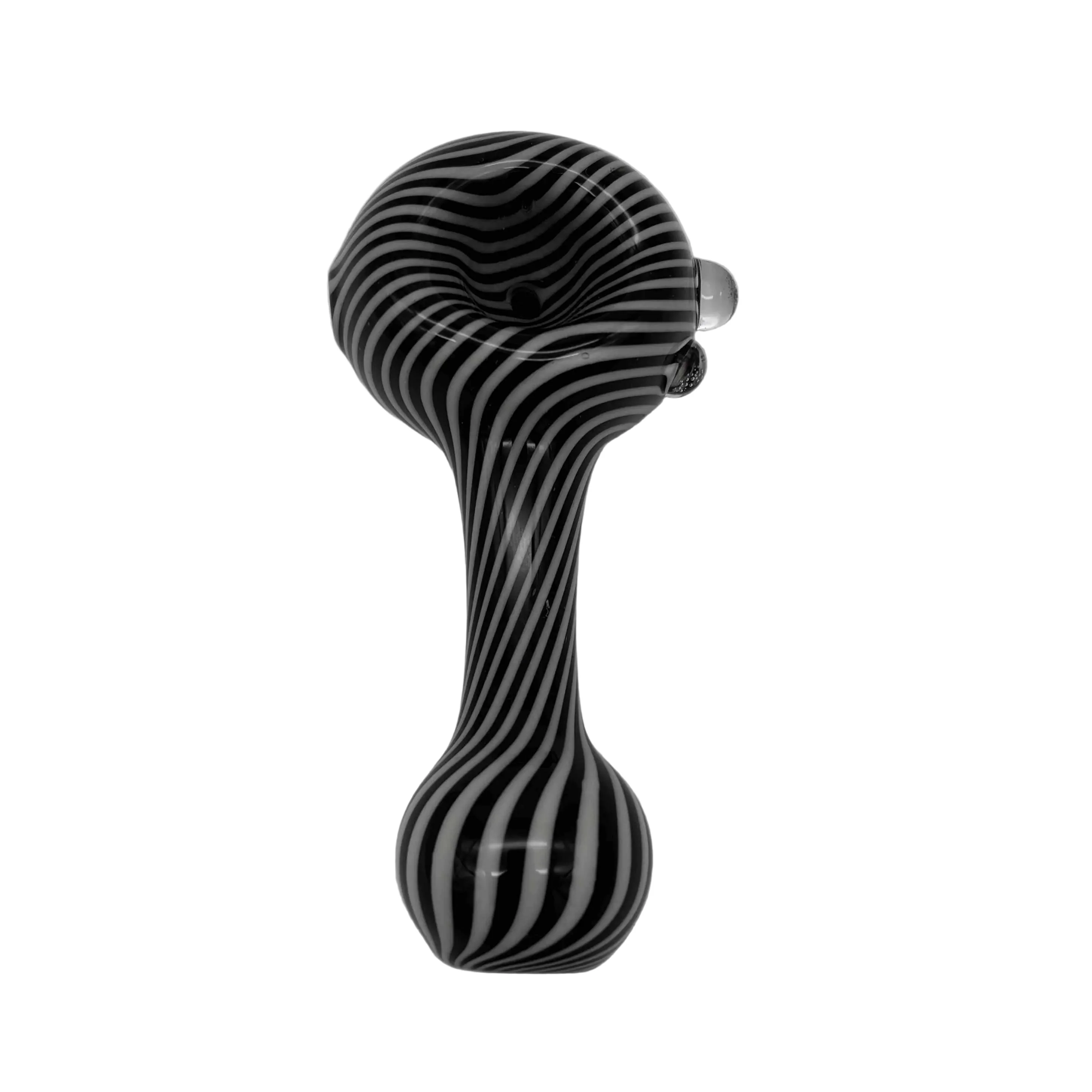 Black & White Swirl Spoon Pipes - Image 2