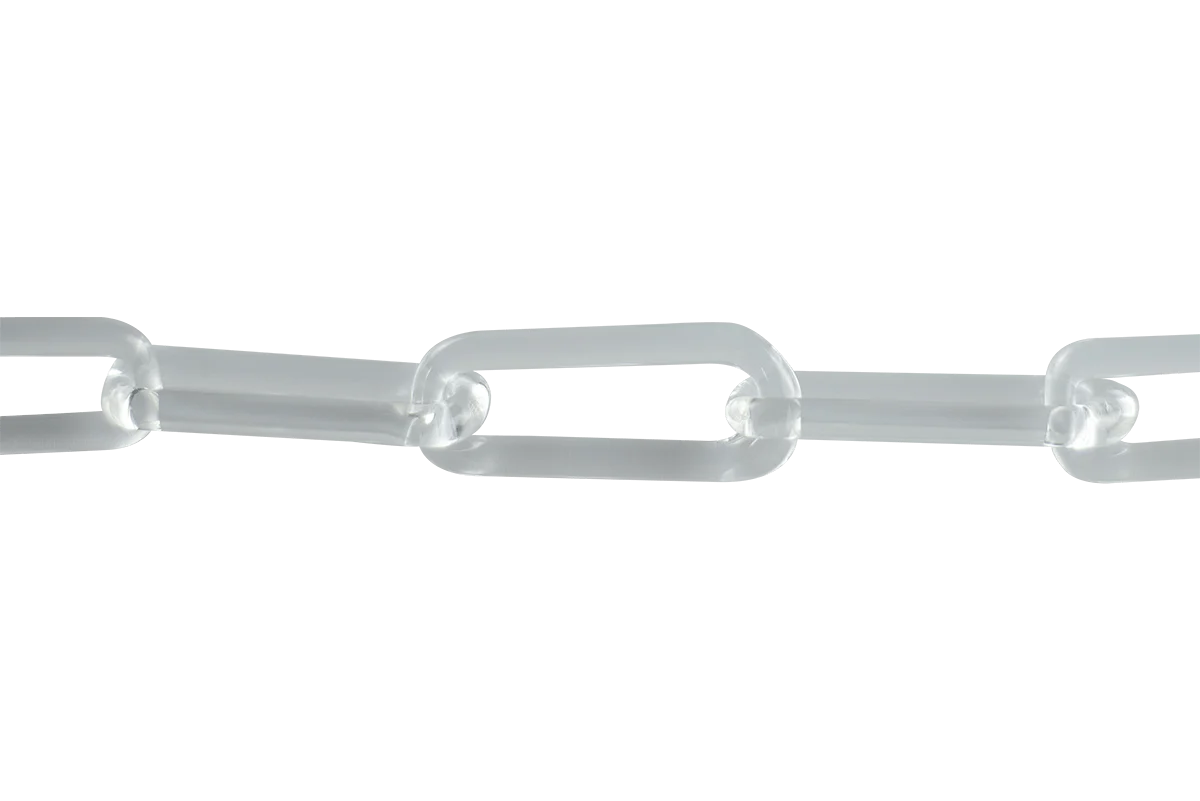 Clear Glass Chain Necklaces - Image 5