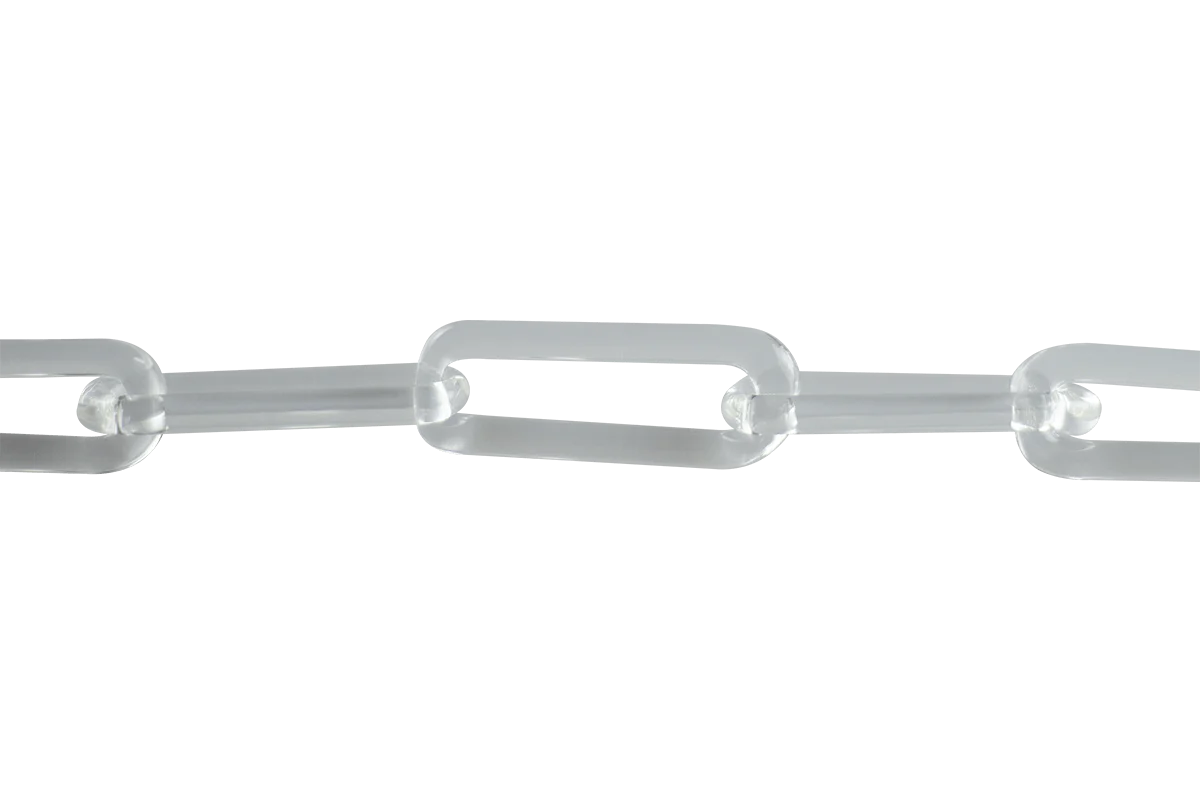 Clear Glass Chain Necklaces - Image 6