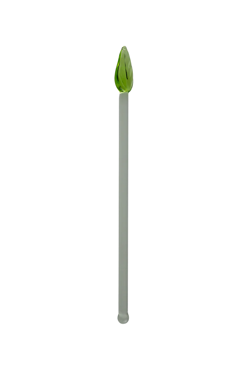Glass Leaf Swizzle Sticks - Image 7
