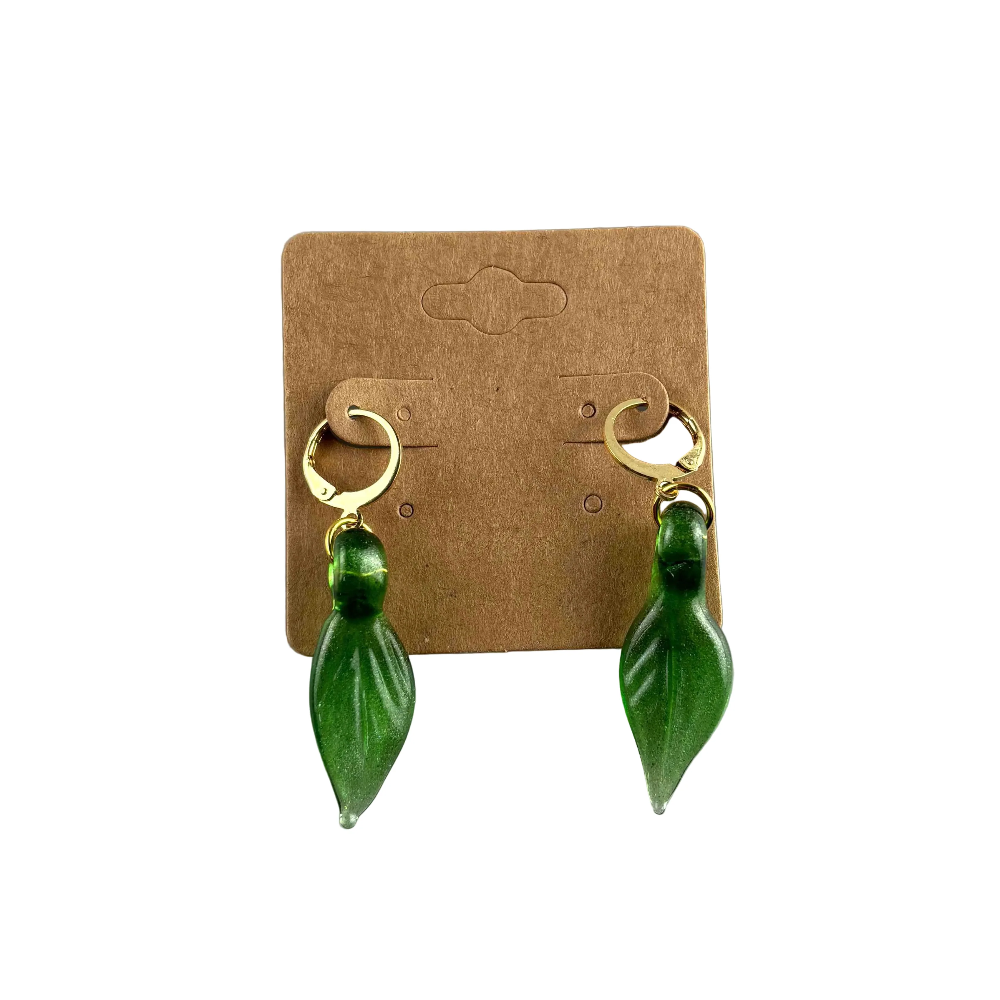 Leaf Dangle Earrings - Image 2