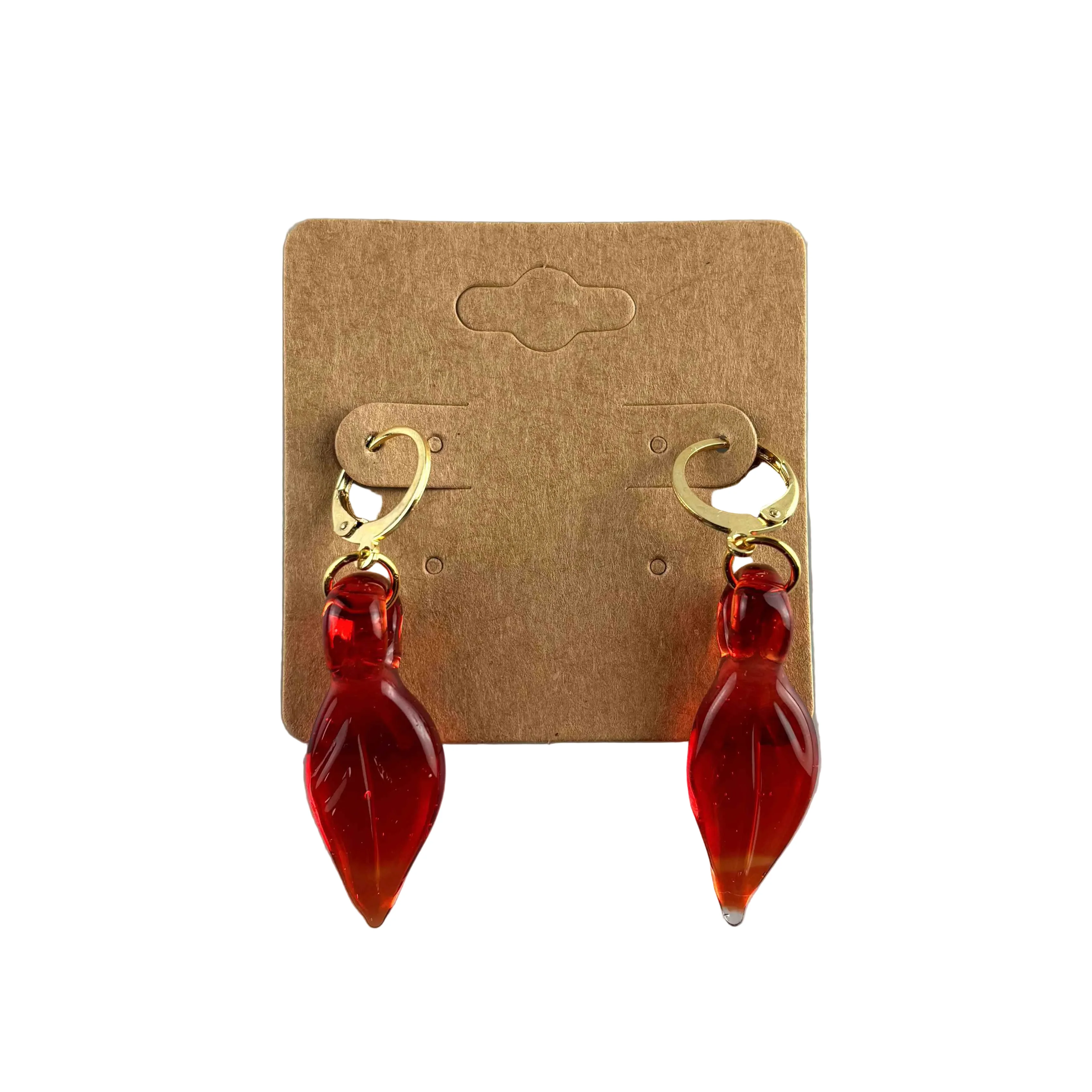 Leaf Dangle Earrings - Image 3