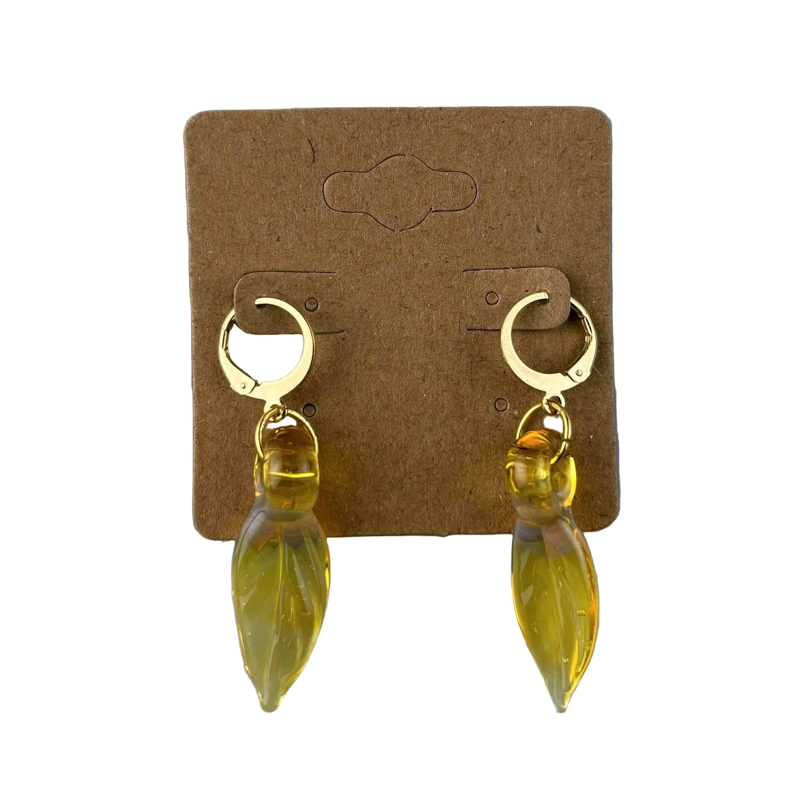 Leaf Dangle Earrings - Image 4
