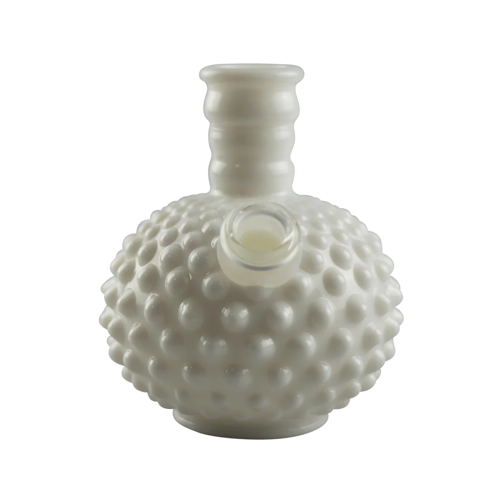 Milk Glass Hobnail Bong - Image 2