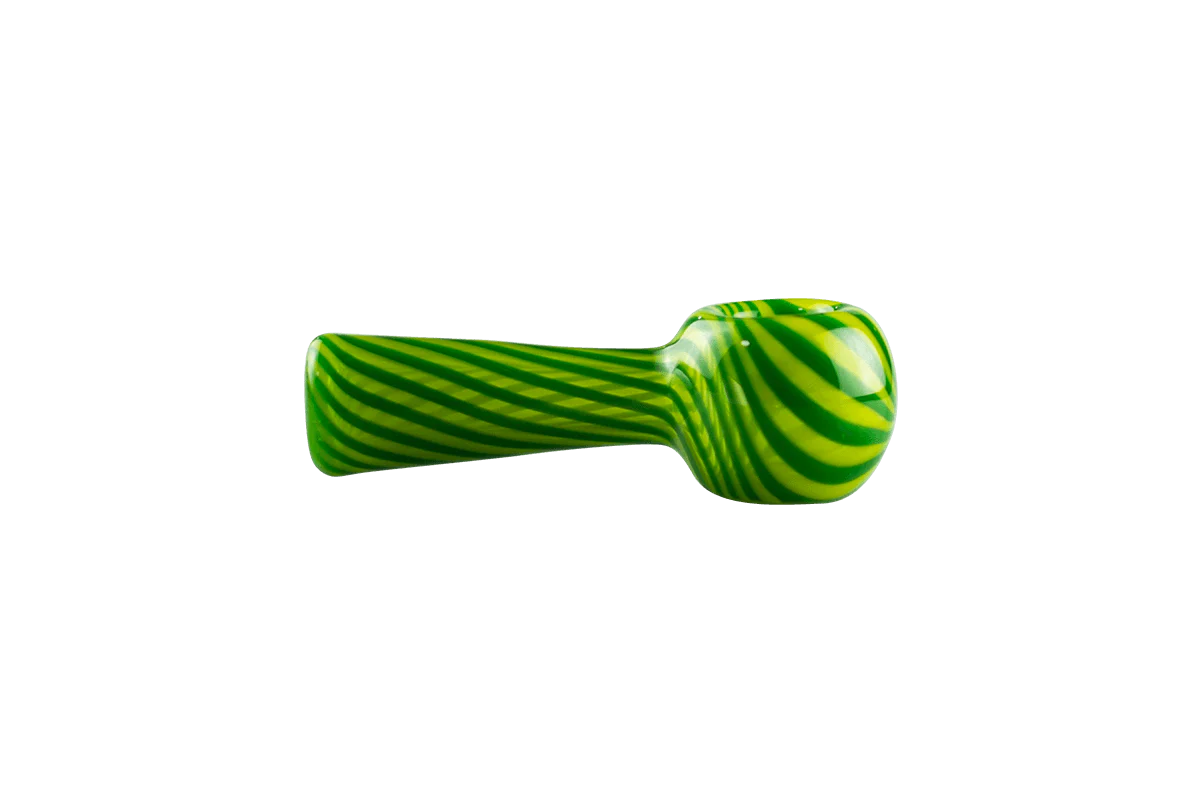Mini Green Swirl Pipe - Image 2