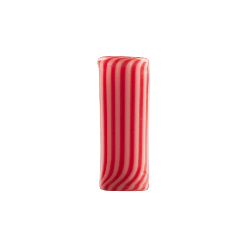 Peppermint Stripe Glass Beads - Image 2