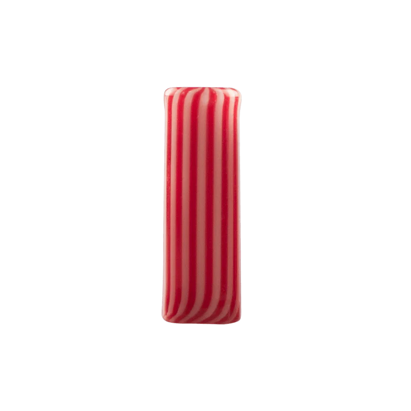 Peppermint Stripe Glass Beads - Image 3