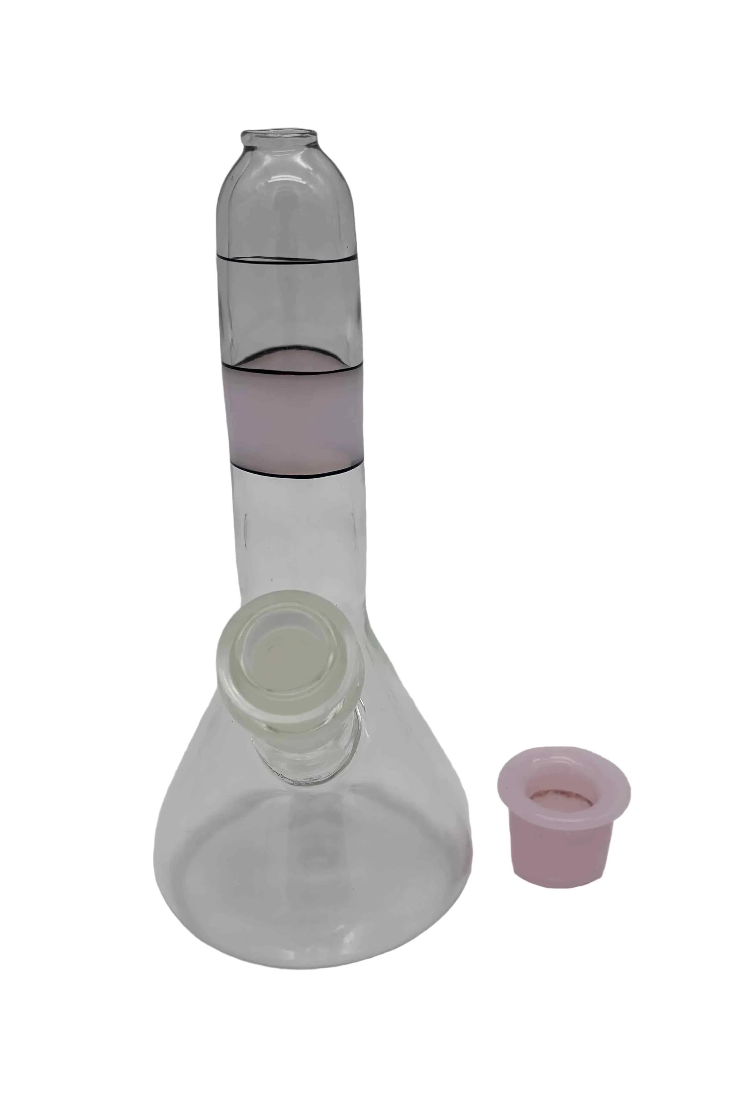 Pink Stripe Mini Beaker (w/ Hat) - Image 3