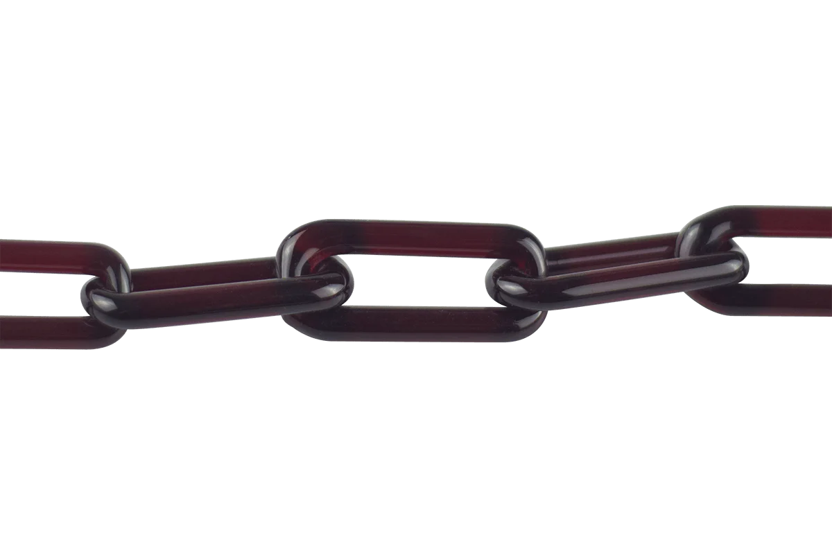 Solid Color Glass Chain Necklaces - Image 7
