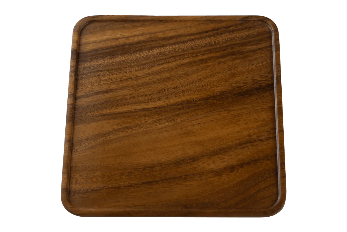 Square Wooden Tray - Image 2